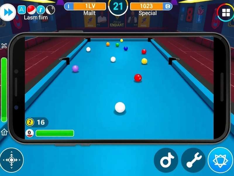 Delhi Ball Pool Stars control interface